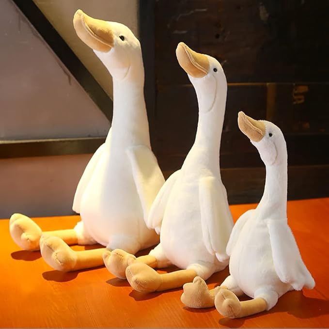 NatureMan 19.7" Swan Stuffed Animal, Cute Soft Goose Toy Plushie Pillow Doll ThrowHugging Cushion Birthday Gifts - Perfect Companion for Kids