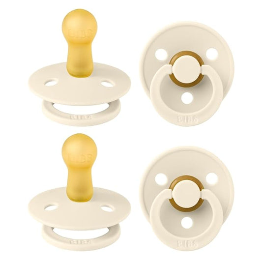 BIBS Colour Pacifier 4-Pack, BPA Free Dummy Pacifier 2 (6-18