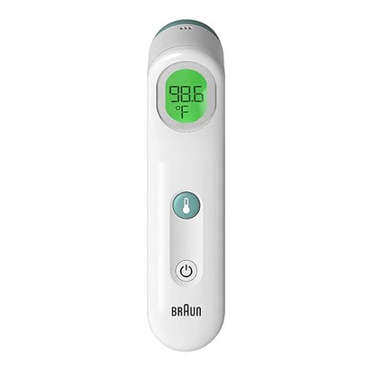Braun Forehead Thermometer - Digital Thermometer with Professional Accuracy and Color Coded Temperature Guidance
