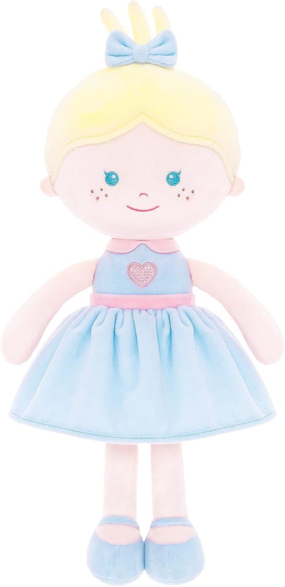 Onetoo Soft Baby Doll for Girls Plush Rag Doll Sleeping 14"