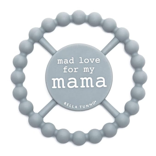 Bella Tunno Happy Teether ??Soft & Easy Grip Baby Teether Toy, Silicone Teether Ring to Help Soothe Gums