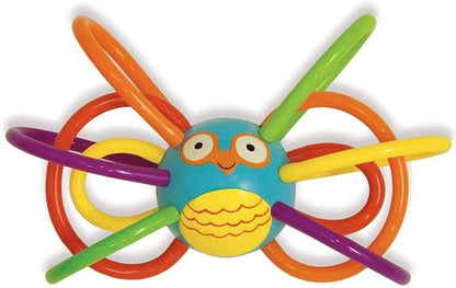 Manhattan Toy Zoo Animal Winkel Owl Multicolor Rattle & Sensory