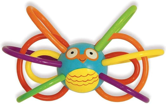 Manhattan Toy Zoo Animal Winkel Owl Multicolor Rattle & Sensory