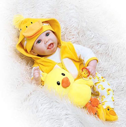 Reborn Baby Dolls Clothes 22 inch Outfit Accessories Yellow Duck 5pcs Set 20-22 Inch