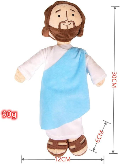 Jesus Plush Doll Jesus Stuffed Doll Catholic Easter Gifts (2pcs)