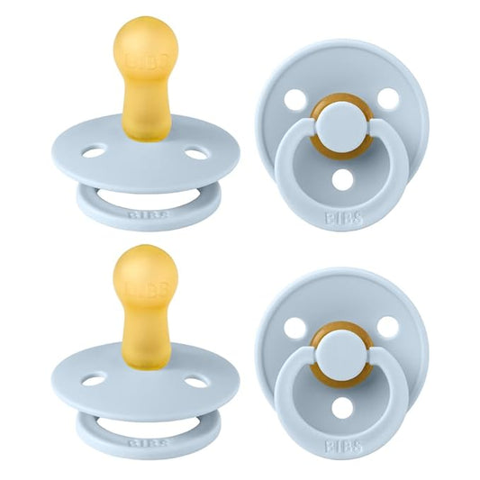 BIBS Colour Pacifier 4-Pack, BPA Free Dummy Pacifier 2 (6-18
