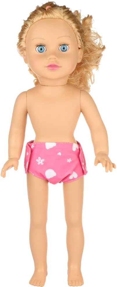 SOTOGO 10 Pieces Doll Diapers Doll Underwear Doll Underpants Doll 14-18 Inch