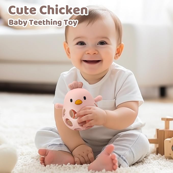 Baby Teething Toys Silicone Teethers - Babies Toys Chew Toys 0-6 6-12