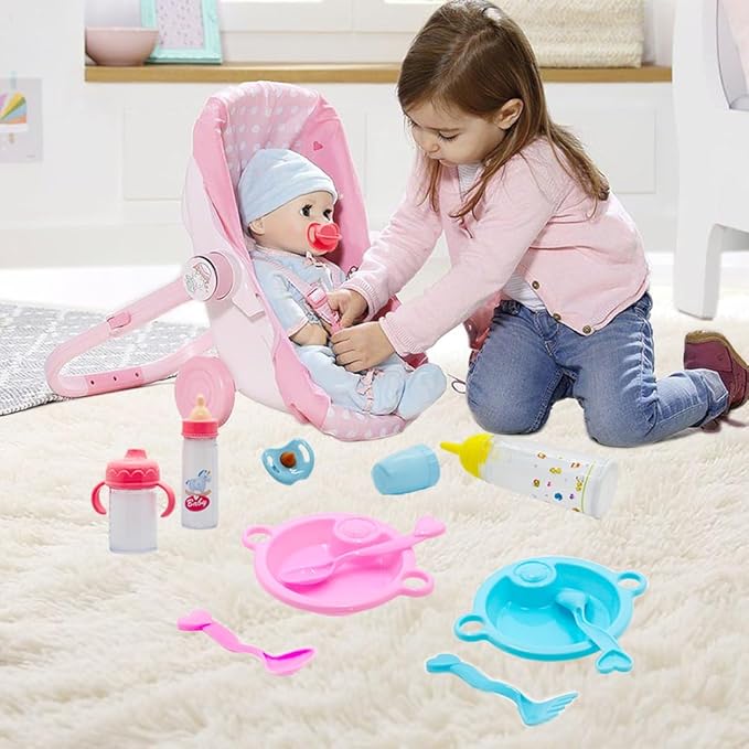 Baby Doll Accessories Magic Bottle Set Magic Disappearing Milk Juice 3+ (Big Set(12pcs))