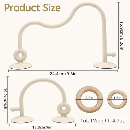 Baby Sensory Teething Chew High Chair Suction Toys for Infant 6 12 18 24