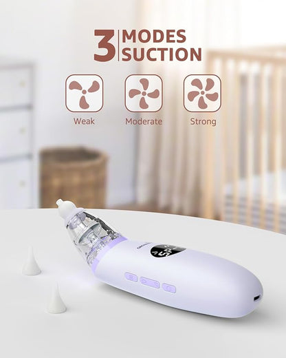 GROWNSY Nasal Aspirator for Baby | Baby Nose Sucker 3 Silicone