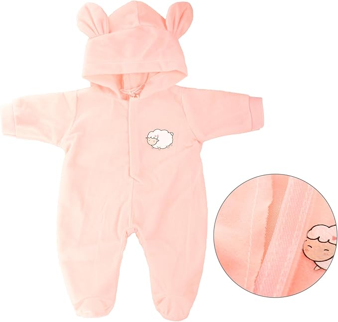 ENOCHT Baby Doll Clothes Casual Cute Handmade Sheep Long-Sleeved Clothing 14-17 Inch