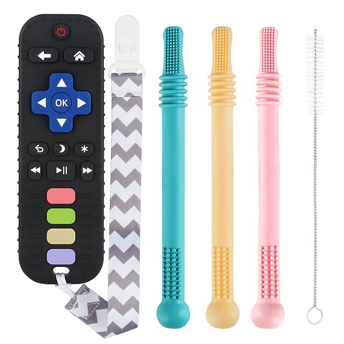 Teething Toys for Babies 0-6 6-12 12-18 Months Bpa Free 0-18 Months