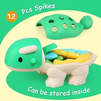 Hirger Montessori Toys for Baby 1 2 3 4 Year Old: Fine Motor Dinosaur Toys for Kids 2-4|Toddler Learning Educational Toys for Birthday Gift Age 1-2 12-18 Months