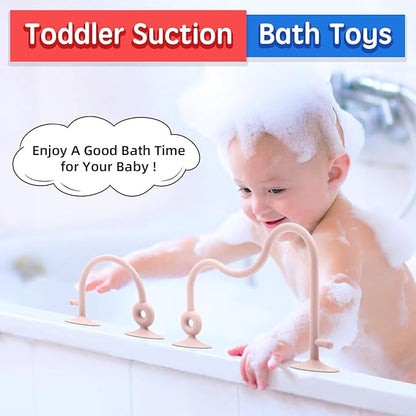 Baby Sensory Teething Chew High Chair Suction Toys for Infant 6 12 18 24