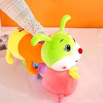 Multicolor Caterpillar Stuffed Animal Big Hugging Pillow Cute Plush Soft Pillow Doll,Giant Plush Toy (59inch/150cm)