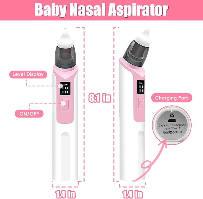 Nasal Aspirator for Baby, Electric Nose Aspirator for Toddler
