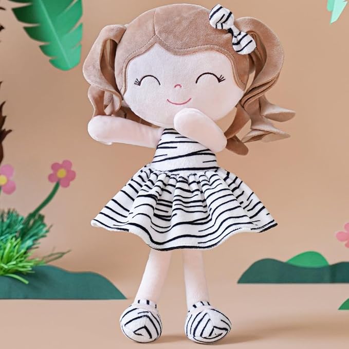 Gloveleya Baby Dolls Soft Snuggly First Baby Girl Gifts Plush 12inches Animal