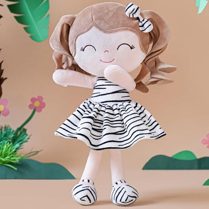 Gloveleya Baby Dolls Soft Snuggly First Baby Girl Gifts Plush 12inches Animal