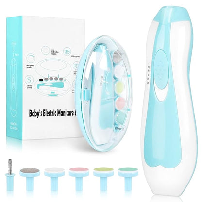 Baby Nail Trimmer Electric,Baby Nail Clippers 6 in 1 Baby