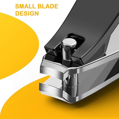 BEZOX Safe Baby Nail Clippers, Small Jaw Kids Nail Clipper Trimmers for Infants, Child and Toddlers, Precision Nail Grooming Tool for Tiny Fingers and Toes - Black