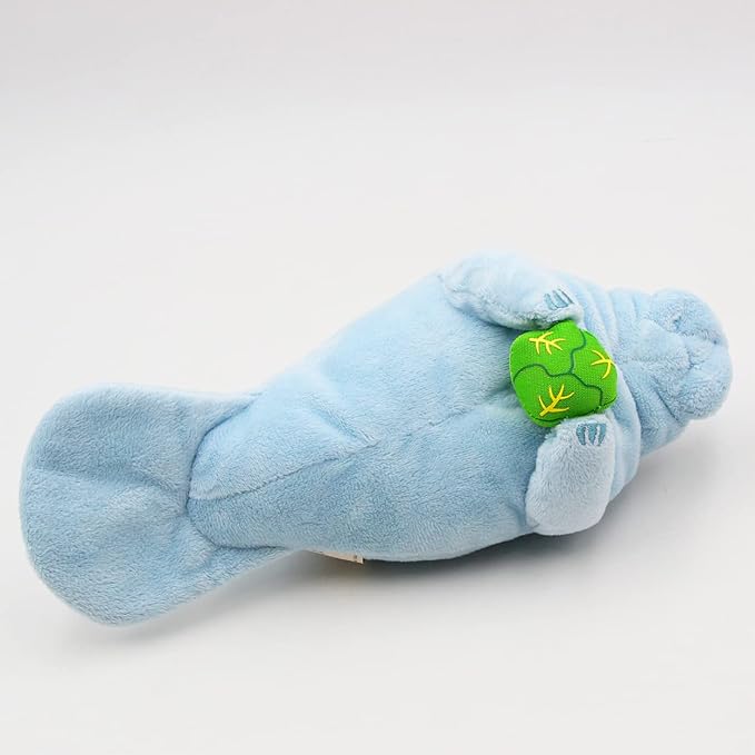 7inch Simulation Manatee Plush Toy Lifelike Sea Cow Stuffed Animal Doll