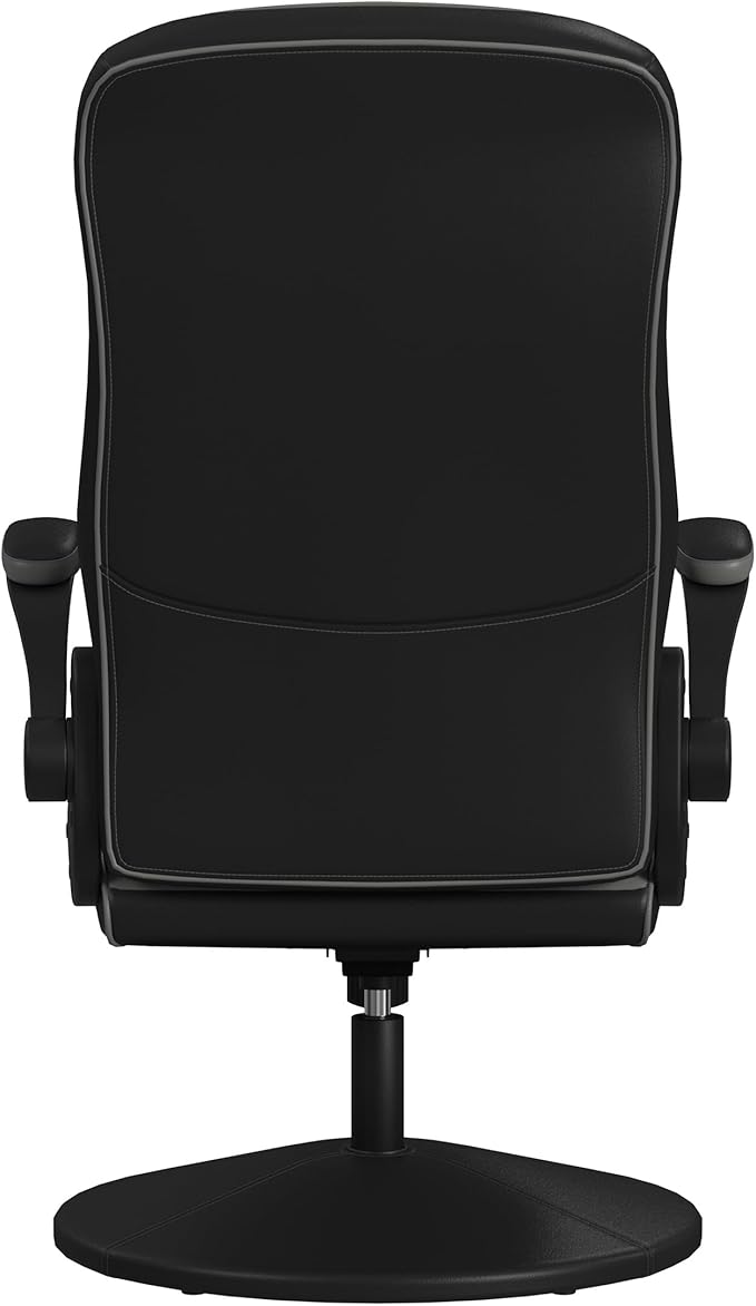 RESPAWN 800 Gaming Chair Floor, Swivel Rocker Gaming Chair, High Back Ergonomic Floor Gaming Chair for Kids and Adults, Gaming Recliner, Floor Rocker Chair with Armrests - Grey