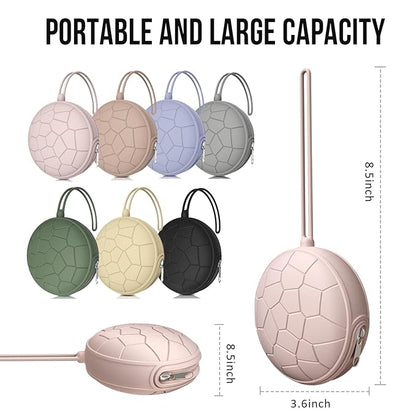 Smlpuame 4 Pack Pacifier Holder Case Set,2 Silicone Portable Pacifier Cover Pouch Bag for Diaper Bags Baby Carriage with 2 Transparent Pacifier Storage Container Box