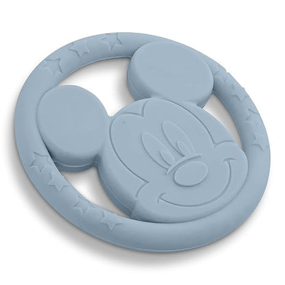 Cudlie Disney Silicone Teether Toy Set for Infants, Food Grade and BPA Free Teethers for Babies 6-12 months 2-Pack Teether