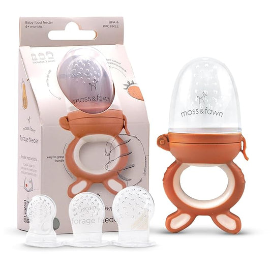 Forage Feeder, Soothing Silicone Frozen Baby Food Teething Toy
