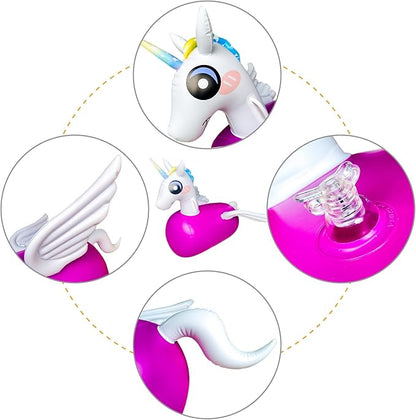 Kid Bouncy un-icornToy,Kid Jumping Animal Toy 220 Pounds.
