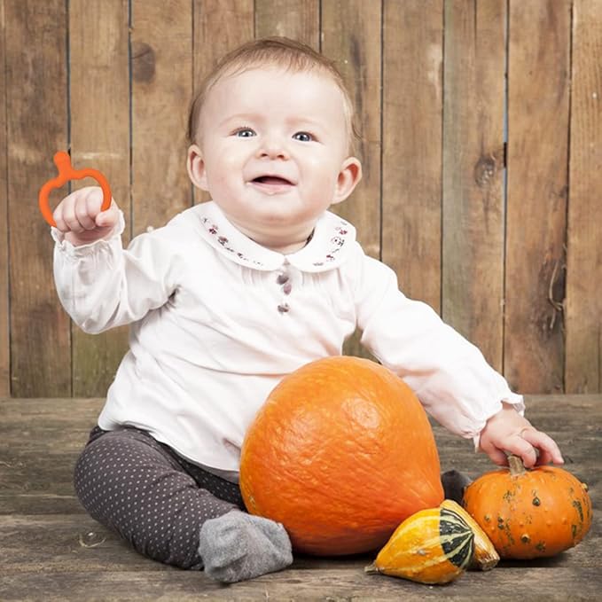 Anditoy 4 Pack Halloween Teething Toys Halloween Teether for 3-12