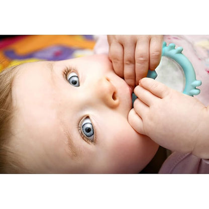 Teething Toys 3-6 Months, Teethers for Babies 3-6 6-12 Months for Teething Relief 100% Silicone, 0-6 Months,bebe