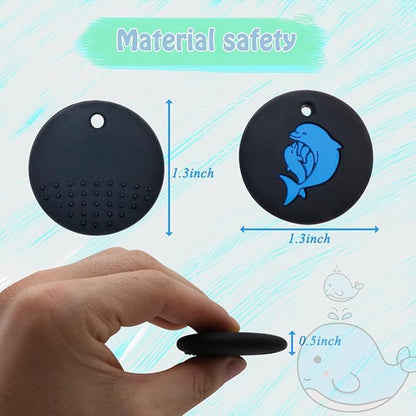 Chew Necklaces for Sensory Kids, Silicone Chewy Necklace 3Pack for Children with Autism