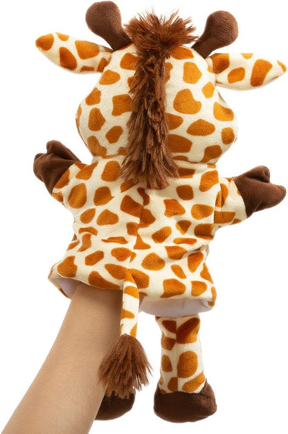 HollyHOME Animal Puppets Giraffe Hand Puppets Toys Sika Zoo Animal 14 Inches