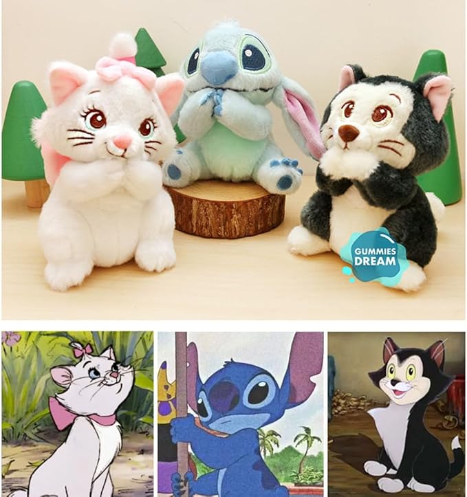 Cartoon Movie Figaro Cat Plush Toys Stuffed Animal Doll 6" (15cm Figaro)