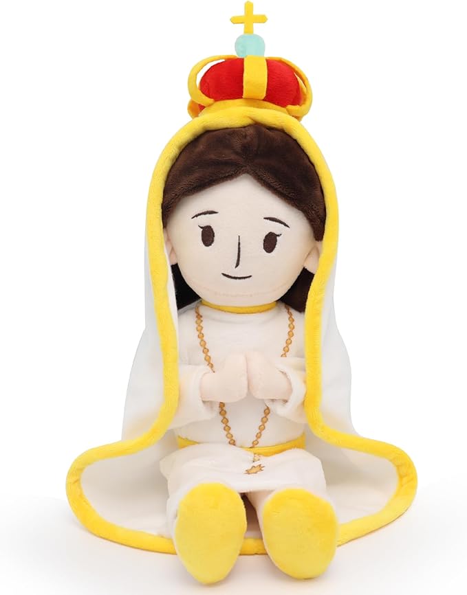 Our Lady of Fatima Plush Doll Virgin Mary Guardian Stuffed