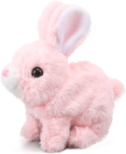 Hopping Walking Bunny Rabbit Toy with Sounds, Wiggling Ears