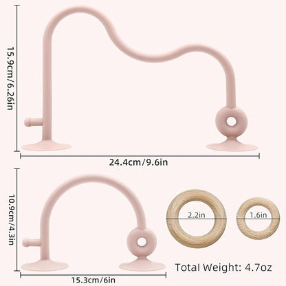 Baby Sensory Teething Chew High Chair Suction Toys for Infant 6 12 18 24