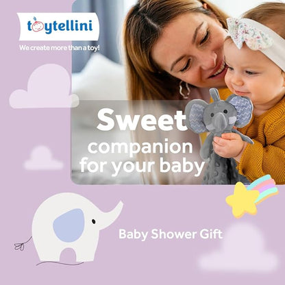 Soothe&Sense Baby Security Blanket with Teether, Rattle