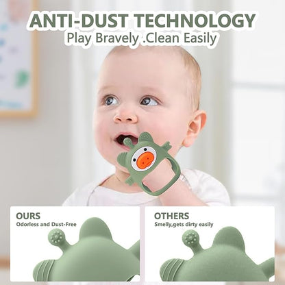 Teething Toys for Babies 0-6 Months,Never Drop Baby Teething Toys