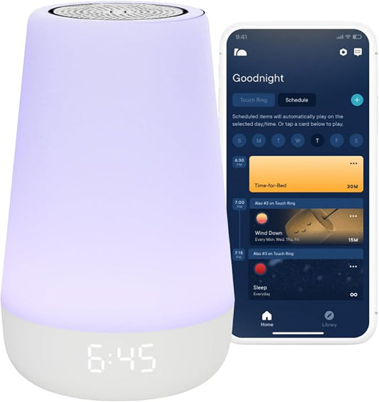 Hatch Rest Baby Sound Machine, Night Light | 2nd Gen | Registry Essential, Sleep Trainer, Routine Builder, Time-to-Rise Alarm Clock, White Noise Soother, Nursery Stories, Toddler Kids Bedroom (Wi-Fi)
