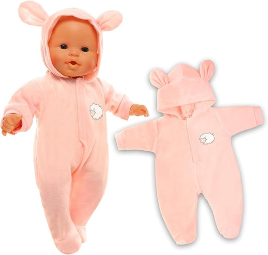 ENOCHT Baby Doll Clothes Casual Cute Handmade Sheep Long-Sleeved Clothing 14-17 Inch
