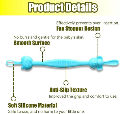 Baby Booger Tool, Dual-Ended Baby Nose and Ear Cleaner Earwax