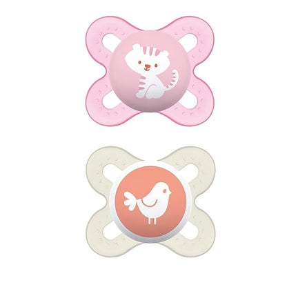 MAM Original Start Newborn Baby Pacifier, Best Pacifier for Breastfed Babies 0-3 Months 2 Count 1)