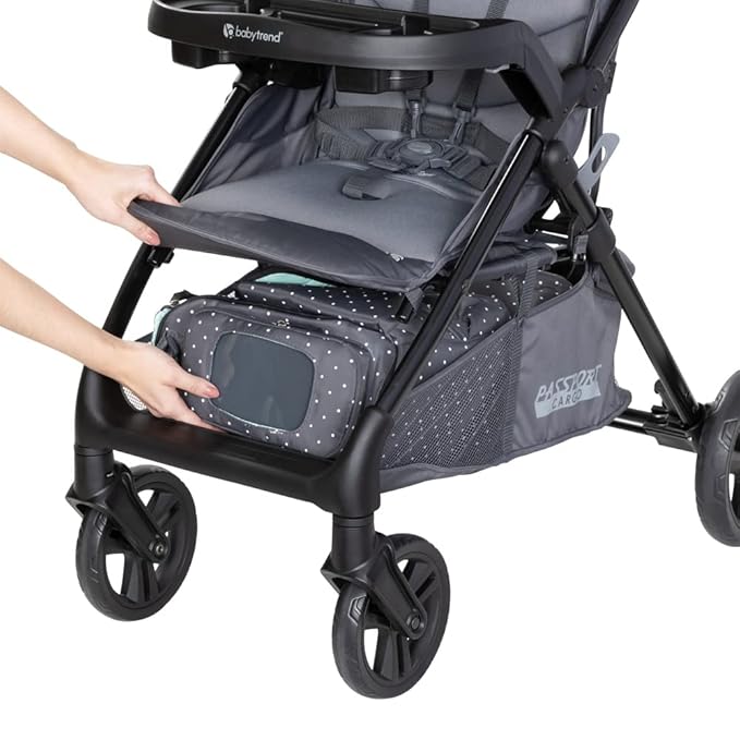 Baby Trend Passport® Cargo Stroller Travel System with EZ-Lift™ PLUS Infant Car Seat, Grey Bamboo