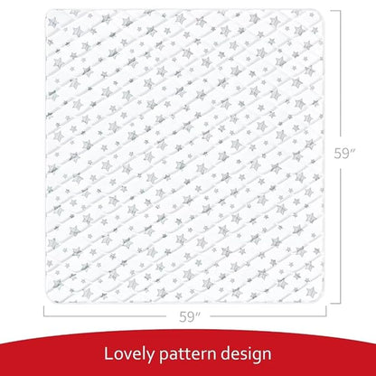 Premium Foam Baby Play Mat 59''x59'', One-Piece Crawling Mat Non 59x59 Inches