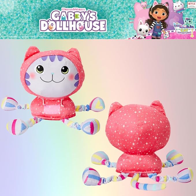 Franco DreamWorks Gabby's Dollhouse DJ Catnip Bedding Super Soft Plush