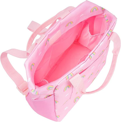 ADORA Baby Doll Diaper Bag with Sturdy Straps, Includes Changing Mat and 2 Doll Diapers (Fits 13" Dolls) 3+ -
