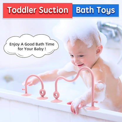 Baby Sensory Teething Chew High Chair Suction Toys for Infant 6 12 18 24